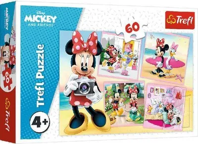 Puzzle Trefl Lovely Minnie, 60 elemente - 1
