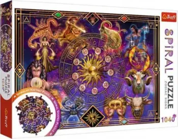 Enigmë Trefl Spiral Puzzle - Zodiac Signs, 1040 elemente