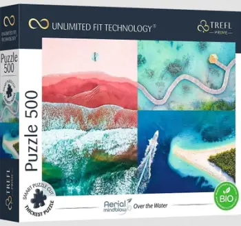 Puzzle Trefl Aerial Mindblow Over the Water, 500 copa, Trefl Prime UFT, shumëngjyrësh