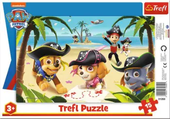 Puzzle Trefl Friends of the Paw Patrol, 15 pjesë, shumëngjyrësh
