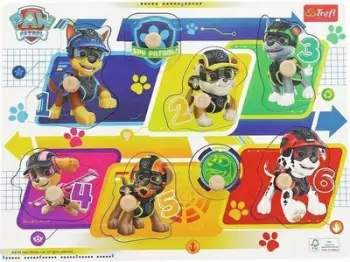Puzzle druri për fëmijë Trefl PREMIUM Paw Patrol Paw 16309, shumëngjyrëshe