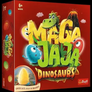Loja tavoline Trefl Magajaja Dinosaurs, me dinosaurë, për fëmijë, shumëngjyrëshe