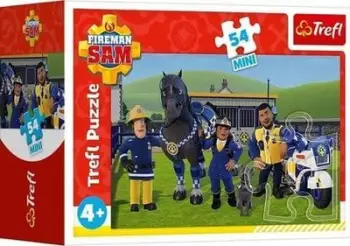 Puzzle Trefl Mini Fireman Sam 19759, 54 copë, për fëmijë 4+