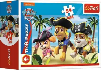 Puzzle Trefl Mini Be Like PAW Patrol, 54 copa, shumëngjyrësh