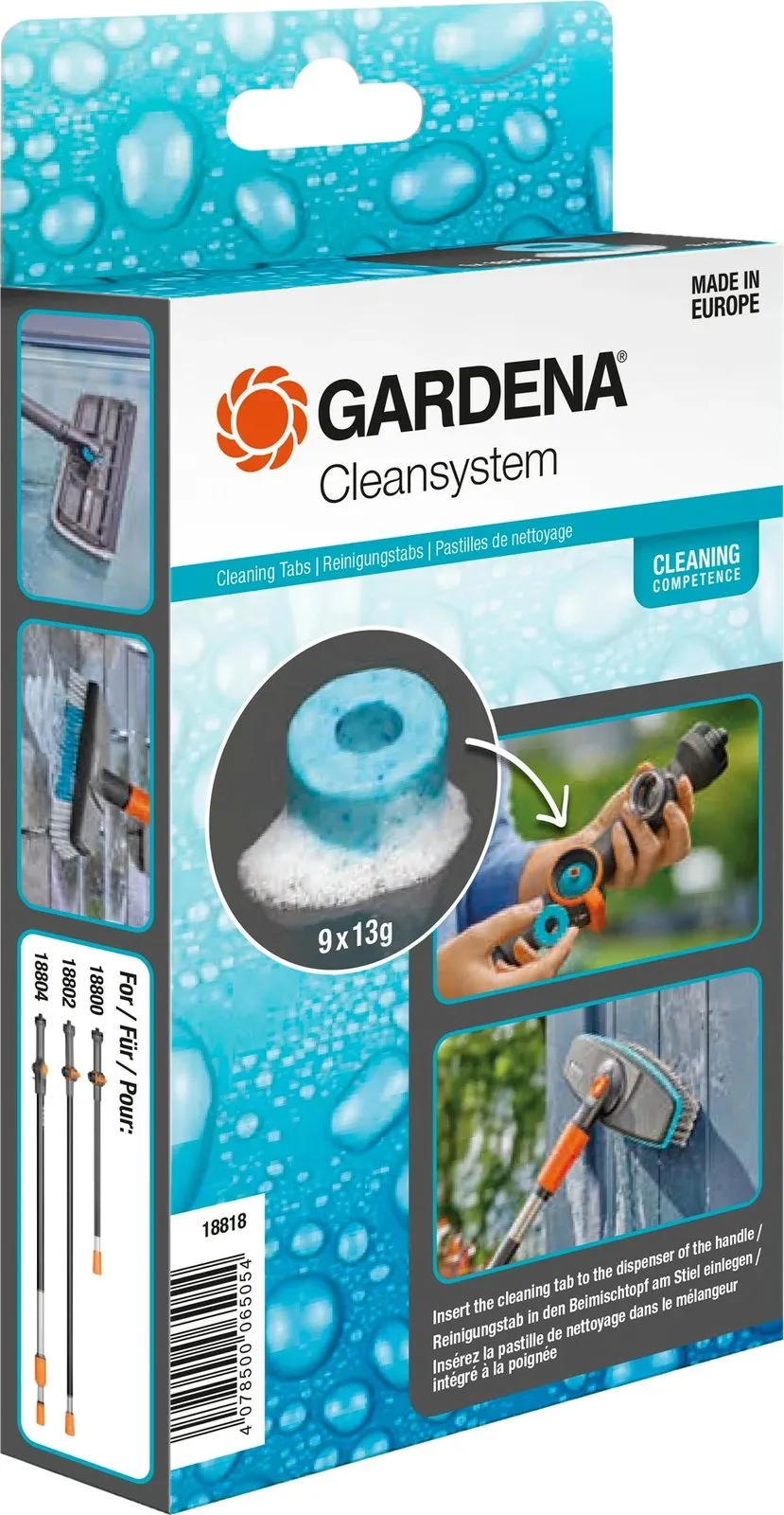 Tableta pastrimi Gardena Cleansystem, 9 copë, kaltër - 4