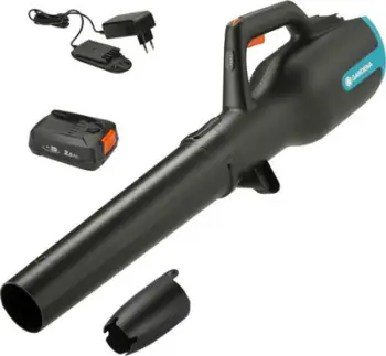 Fshesë dore Gardena PowerJet 18V P4A, 2.5Ah, me bateri, zi/blu/portokalli