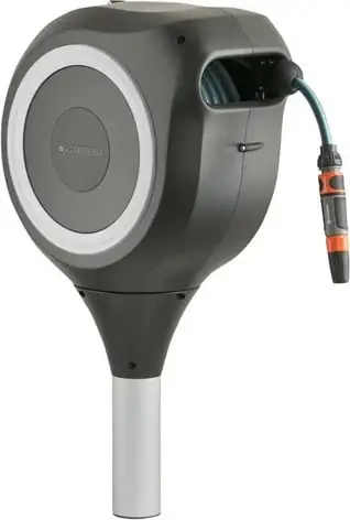 Kutia për zorrë kopshti Gardena RollUp M 18616-20, 20m, rrotullim 360°, gri
