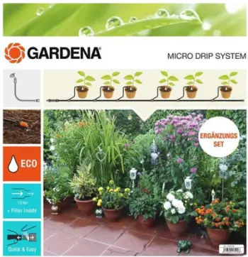 Sistem i ujitjes për bimët në vazo Gardena Micro Drip (1407)