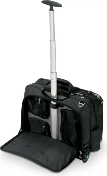 Çantë laptopi Kensington Contour 17 inç, me rrota, e zezë
