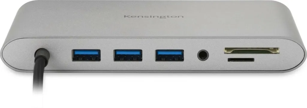 Dock USB-C Kensington UH1440P, 5Gbps, 85W, DP/HDMI/VGA, Argjendtë - 2