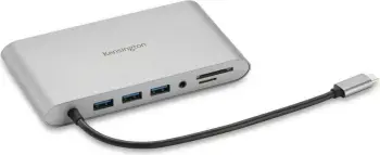 Dock USB-C Kensington UH1440P, 5Gbps, 85W, DP/HDMI/VGA, Argjendtë