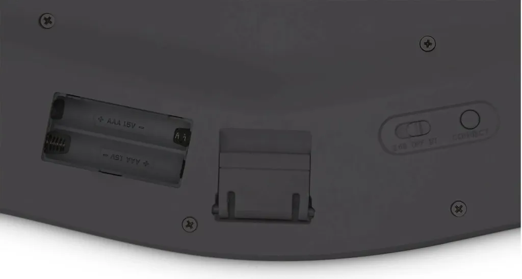 Tastierë wireless Kensington ProFit Ergo, full-size, QWERTY, Bluetooth + RF, e zezë - 5