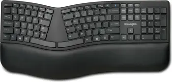 Tastierë wireless Kensington ProFit Ergo, full-size, QWERTY, Bluetooth + RF, e zezë