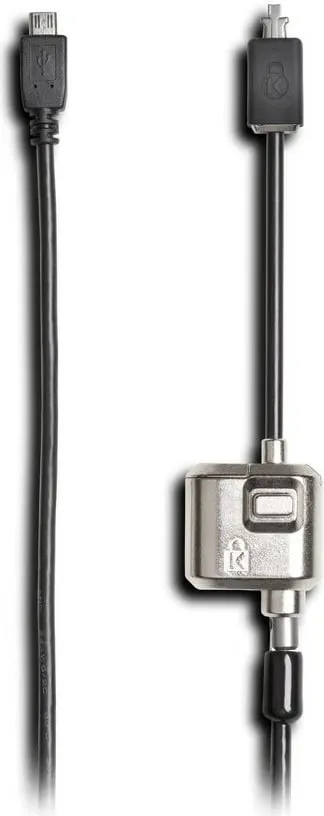 Kensington MiniSaver Lock, 1.8 m, çelës, çelik karboni, e zezë - 15