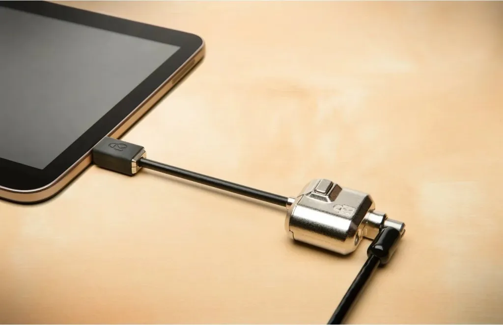 Kensington MiniSaver Lock, 1.8 m, çelës, çelik karboni, e zezë - 17
