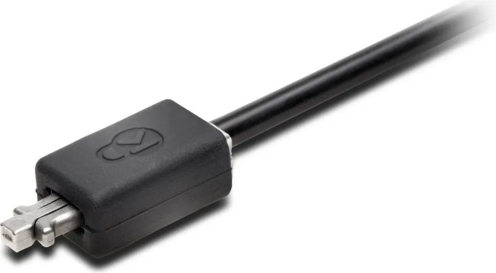 Kensington MiniSaver Lock, 1.8 m, çelës, çelik karboni, e zezë - 10