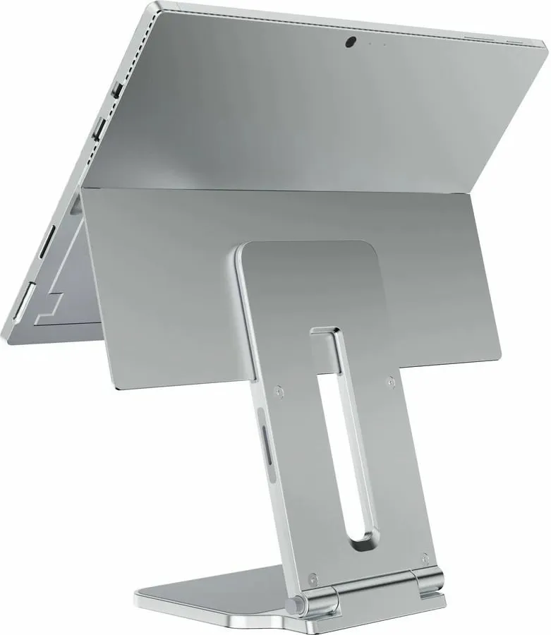 Stendë multimedia Kensington për Surface Pro/Go, alumin, platinium - 6