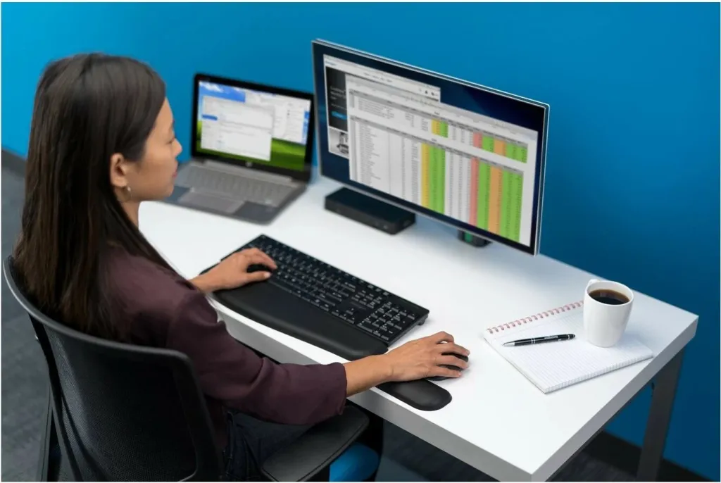 Mbështetëse dore Kensington ErgoSoft K52802WW, për maus standard, xhel, e zezë - 11