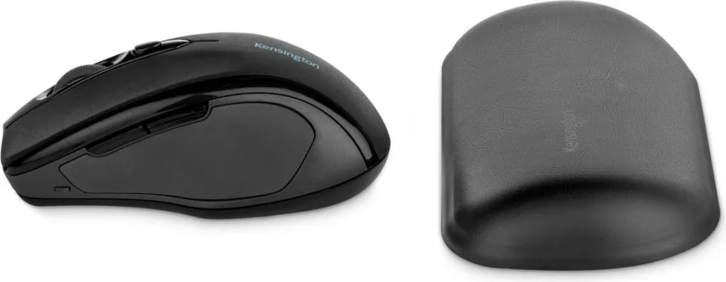 Mbështetëse dore Kensington ErgoSoft K52802WW, për maus standard, xhel, e zezë - 5