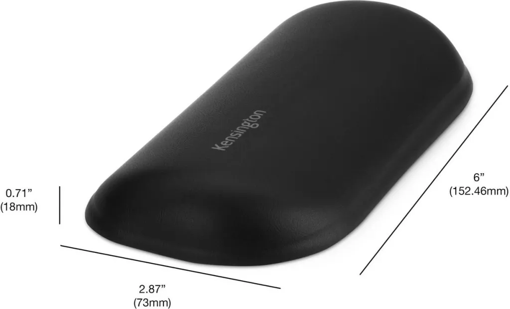 Mbështetëse dore Kensington ErgoSoft K52802WW, për maus standard, xhel, e zezë - 6