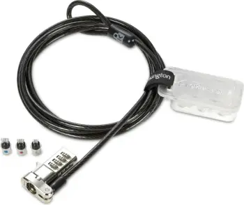 Kombinim lock Kensington Universal 3-in-1, 1.8m, karbon çelik, zi