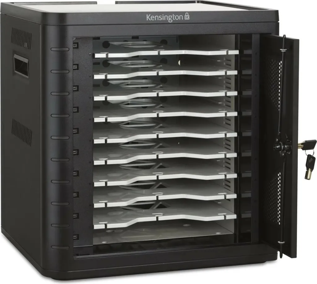 Kabinet karikues Kensington Charging Cabinet USB-C, i zi - 1