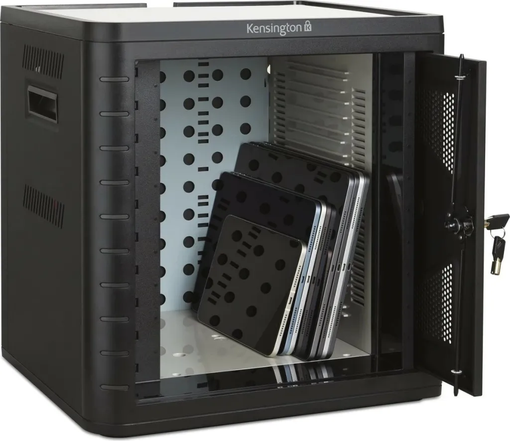 Kabinet karikues Kensington Charging Cabinet USB-C, i zi - 7