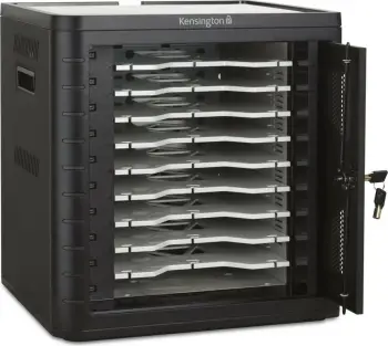 Kabinet karikues Kensington Charging Cabinet USB-C, i zi