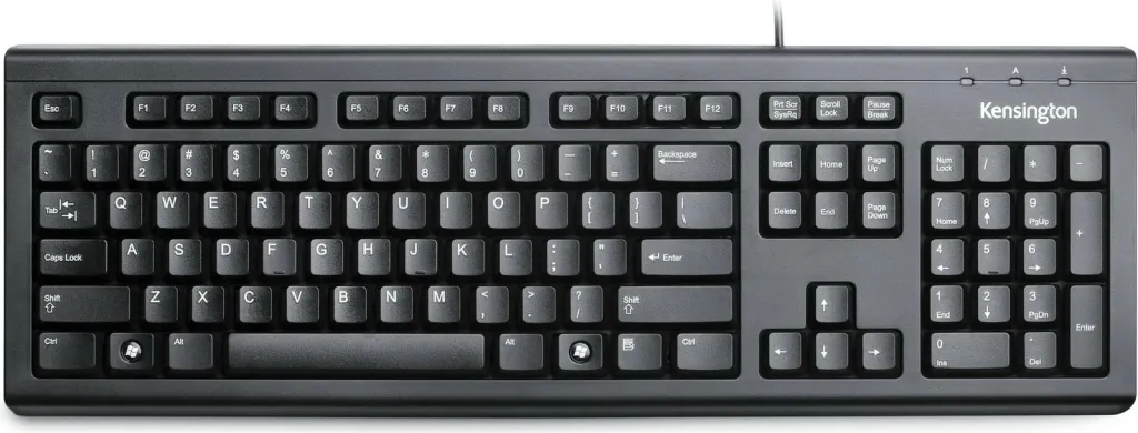 Tastierë Kensington VALUKEYBOARD, USB, UK layout, e zezë - 1