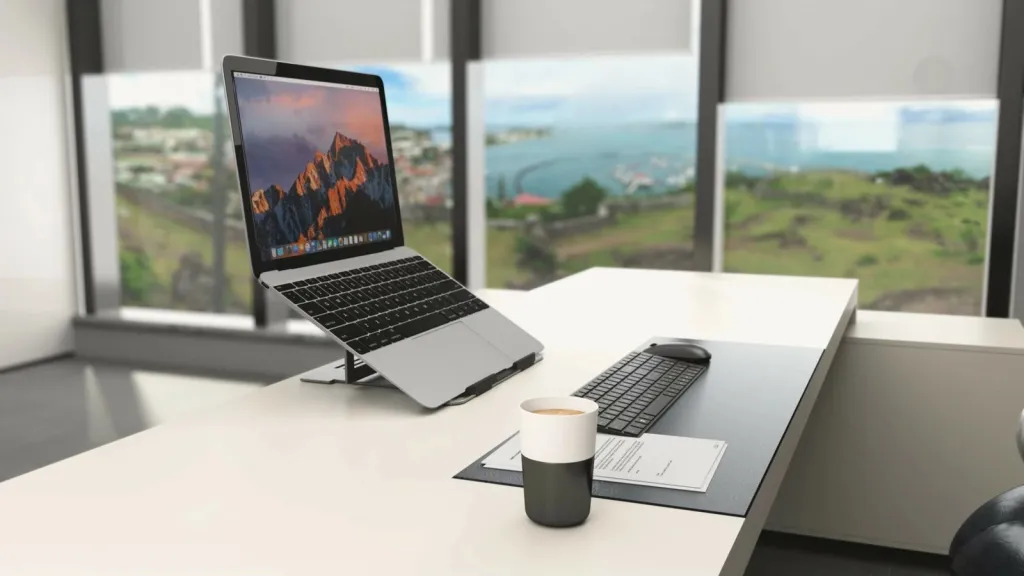 Mbajtëse laptopi Kensington Easy Riser, alumini, deri 16", gri - 2