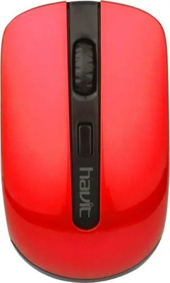 Maus Havit MS989GT, wireless, USB, i zi dhe i kuq
