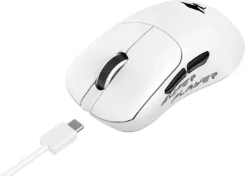 Maus gaming HAVIT StarBlaze-1, me ose pa kabllo, 26000 DPI, i bardhë dhe i zi