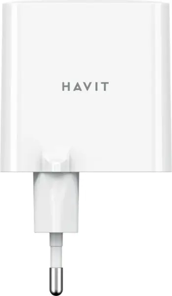 Karikues udhëtimi HAVIT UC45 EU, GaN, 45 W, 2x USB Type-C, i bardhë