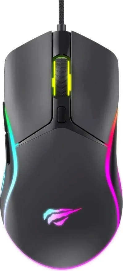 Maus gaming HAVIT MS1038, me tela, i zi - 1