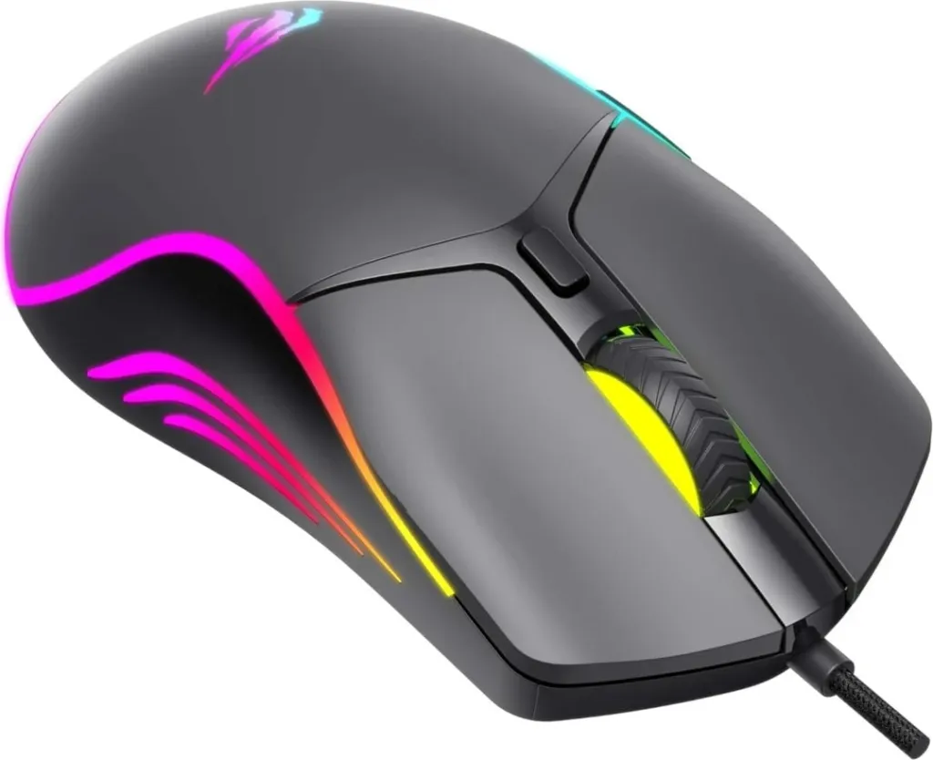 Maus gaming HAVIT MS1038, me tela, i zi - 3