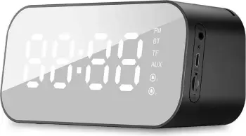 Orë alarmi Bluetooth Havit M3, radio FM, altoparlant me ekran LED, e zezë