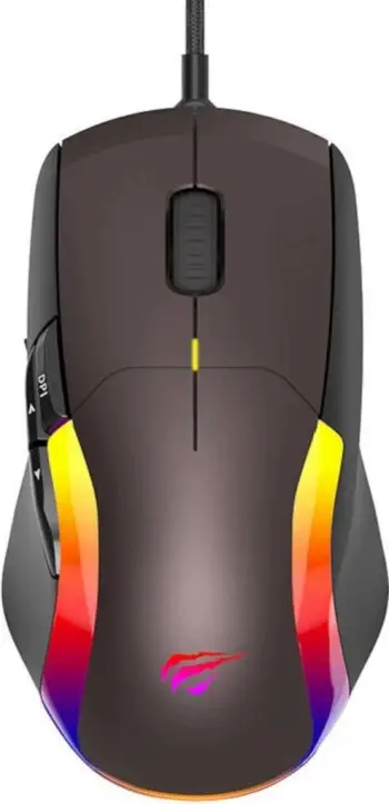 Mouse gaming Havit MS959S, wireless, 12000 DPI, RGB, kafe