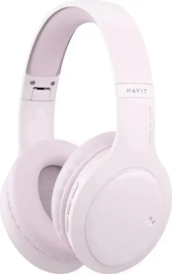 Kufje Havit H633BT, wireless, rozë