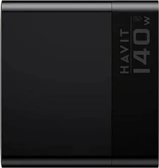 Karikues udhëtimi Havit 140W, UCLE004, i zi - 1