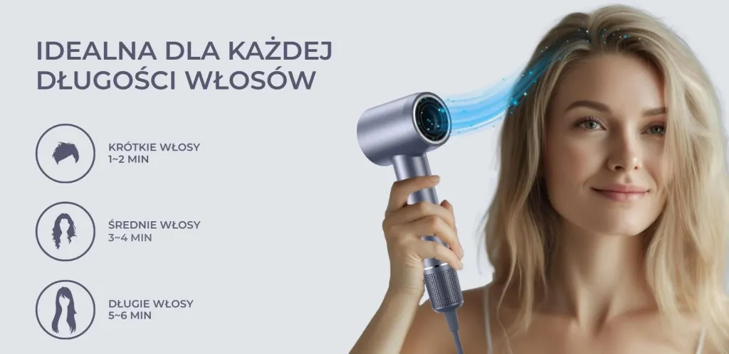 Tharëse flokësh Havit HD202-EU, Blu - 4