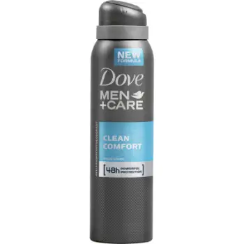 Deodorant Dove Men Clean Comfort 48H, 150 ml