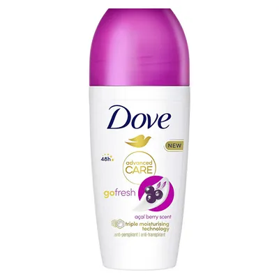 Roll-On Deodorant Acai i Kujdesit të Avancuar Dove, 50 ml - 1