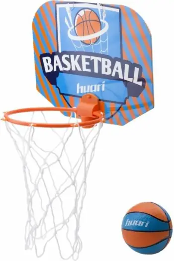 Set basketbolli Huari Bordis 92800284609, 30x22.5 cm, me top PVC, shumëngjyrësh
