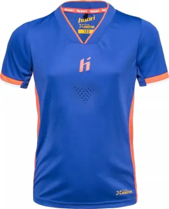 Bluzë sportive për fëmijë Huari Xeno Kids Jr, poliester, me mëngë të shkurtra, e bardhë