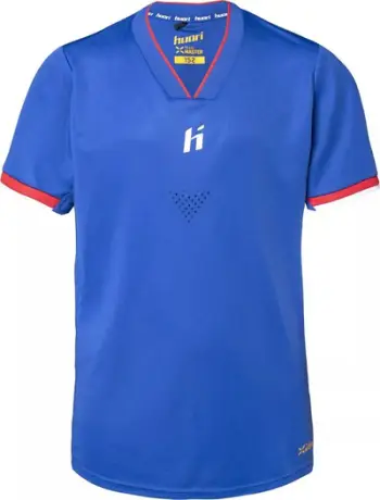 Bluzë sportive Huari Xeno Junior, poliester 100%, me mëngë të shkurtra, e bardhë