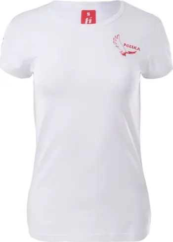 Bluzë sportive Huari Poland Fan Lds W 92800426935, për femra, e bardhë