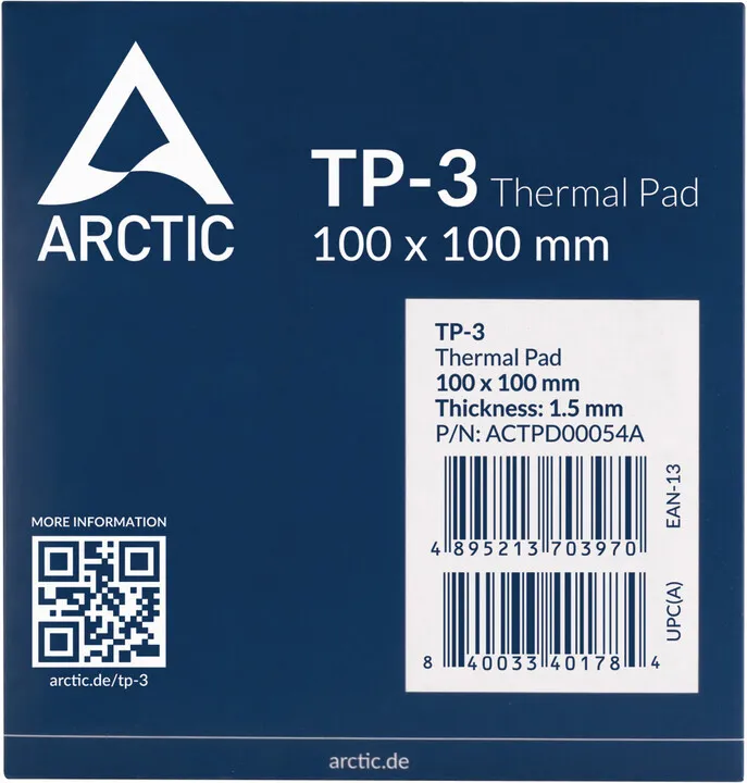 Pad termik Arctic TP-3, 100x100x1.5mm - 4
