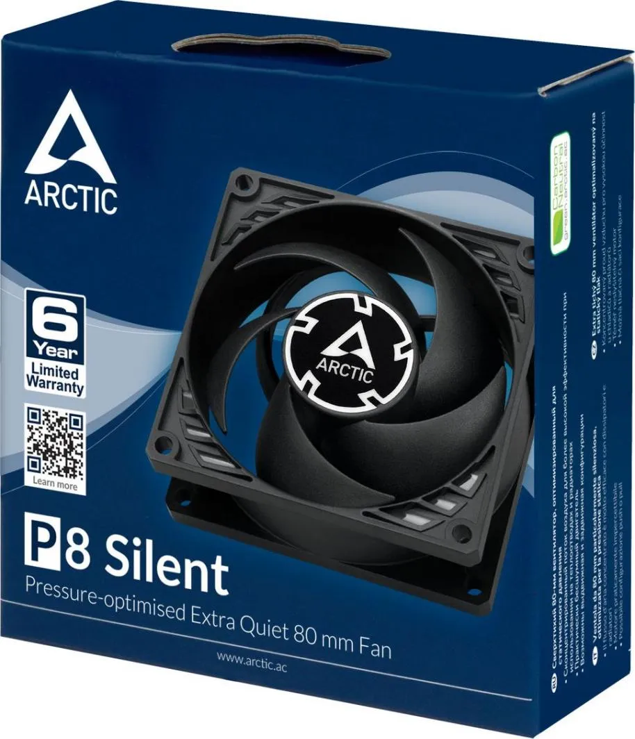 Ftohës Arctic P8 Silent, 80 mm - 6