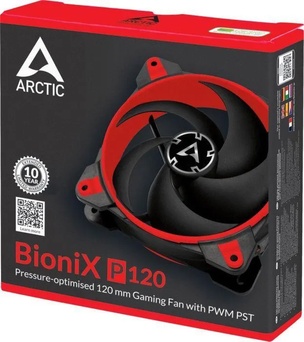 Ftohës Arctic BioniX P120, 120 mm, i kuq - 5
