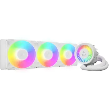 Ftohës uji për procesor ARCTIC Liquid Freezer III Pro 360 A-RGB, 3 ventilatorë 12cm, bardhë